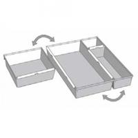 Organizér do zásuvky 23 x 8 cm, plast