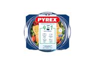 Skleněná zapékací mísa PYREX s víkem Ø20cm/2,...