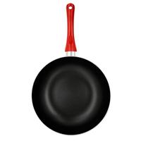 Pánev WOK s poklicí KITCHISIMO Rosso 28cm nep...