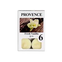 Čajová svíčka PROVENCE 6ks vanilka