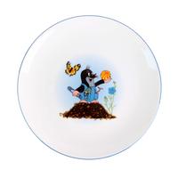 Porcelánový talíř THUN krtek 20,8cm