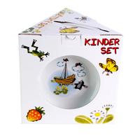 Dětská porcelánová jídelní sada THUN 3ks Krte...