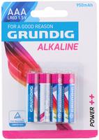 Baterie AAA GRUNDIG ALKALINE 950 mAh, 4ks