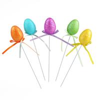 Brokátové kraslice 20cm zápich 5ks
