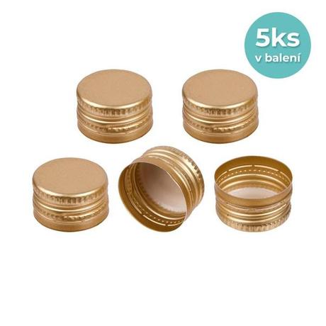 Šroubovací víčka na lahve 28mm TORO 5ks