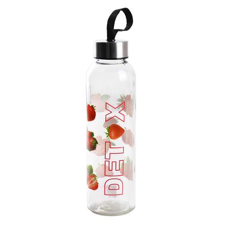 Skleněná láhev s víčkem TORO Detox 500ml