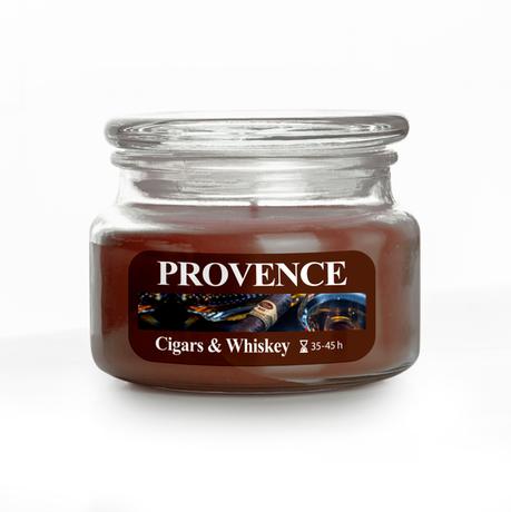 Vonná svíčka ve skle PROVENCE 45 hodin cigars...