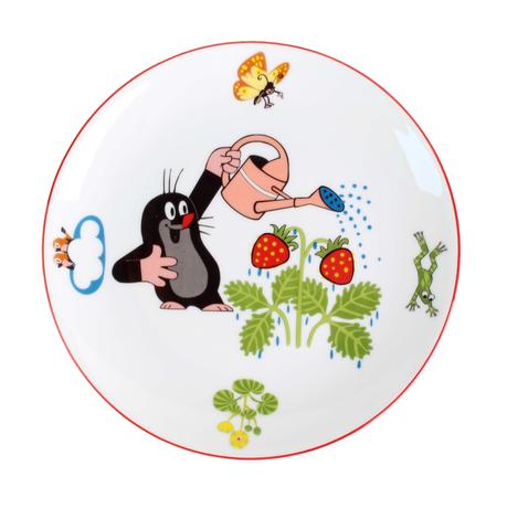 Porcelánový talíř THUN krtek 20,8cm