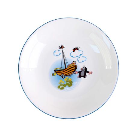 Porcelánový hluboký talíř THUN krtek 19,7cm