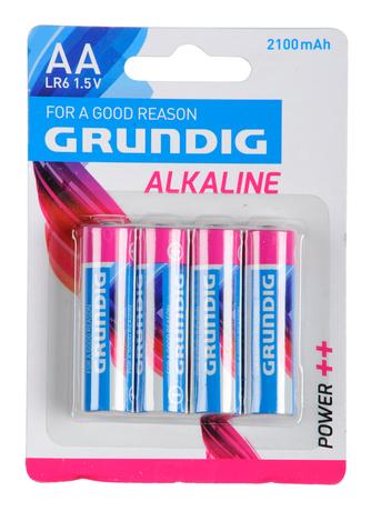 Baterie AA GRUNDIG ALKALINE 2100 mAh, 4ks