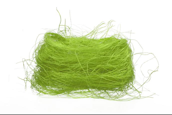 Jarní dekorační sisal 10x19cm zelený