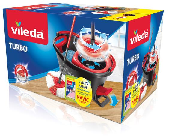 Rotační mop set Vileda Easy Wring & Clean Tur...