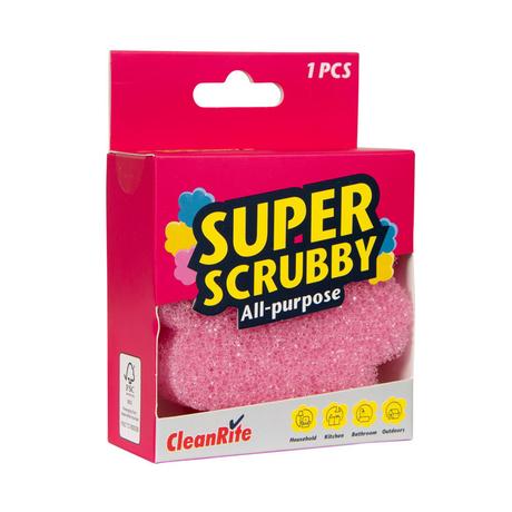 SUPER SCRUBBY houbička 1ks 10x4cm