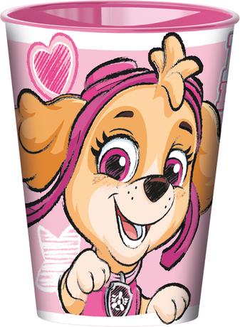 Plastový kelímek Paw Patrol 260ml růžový